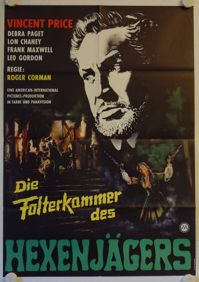 The Haunted Palace original release german movie poster